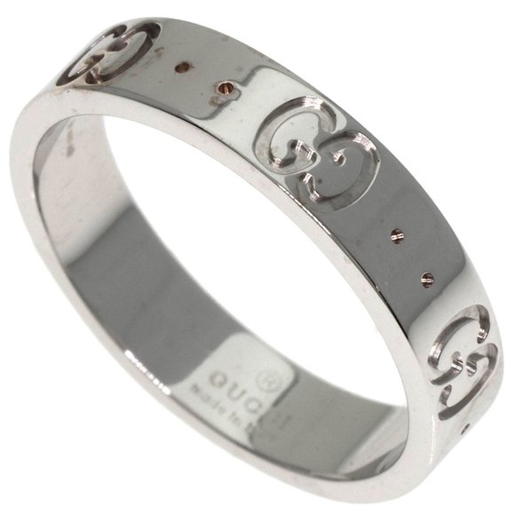 GUCCI 18k White Gold Ring - Picture 1 of 10
